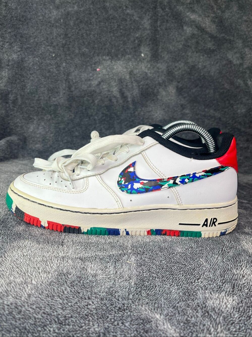 Nike Air Force 1 Low Paint Splatter Camo GS / Youth Size 7Y/ Womens 8.5 (CU4690-